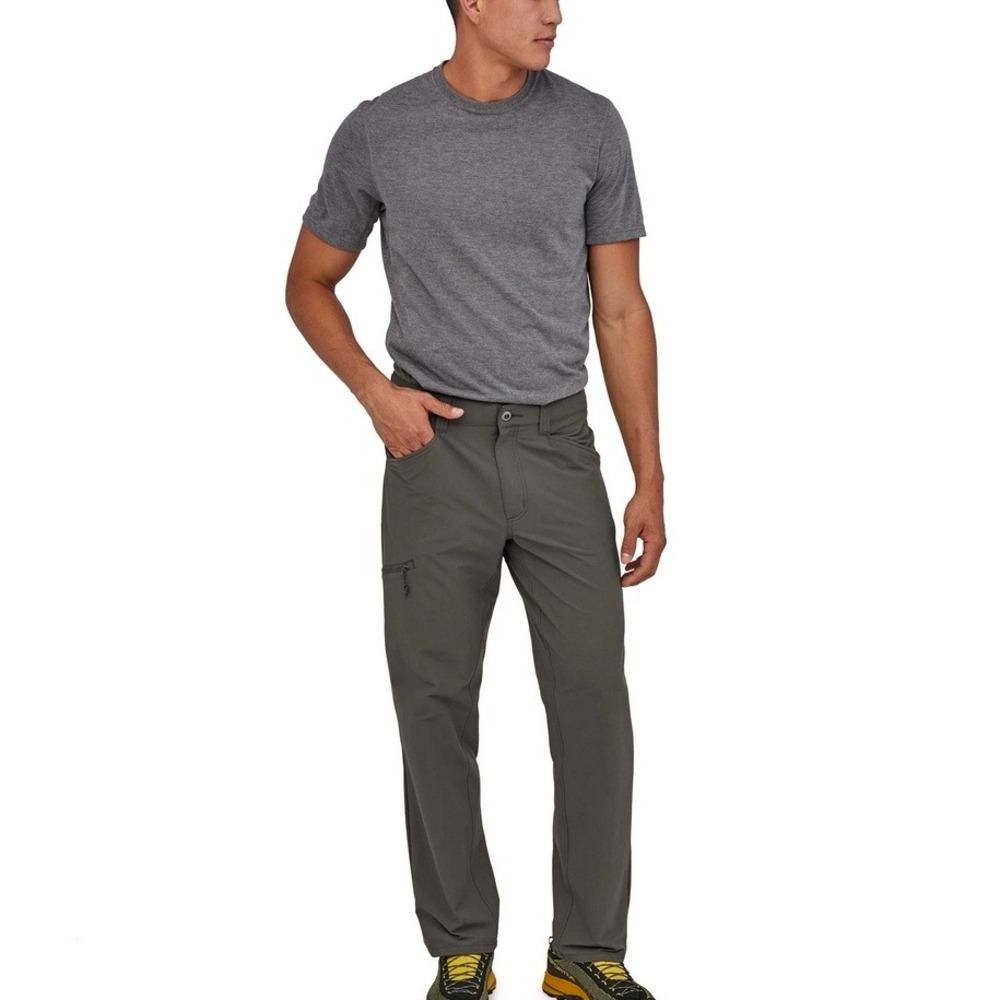 Patagonia Grey Quandary Pants Size 40 Hiking Outdoor Tech Performance Activewear